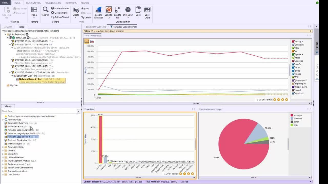 packet analyzer plus video screen shot