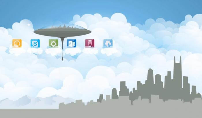 Clouds with microsoft applications