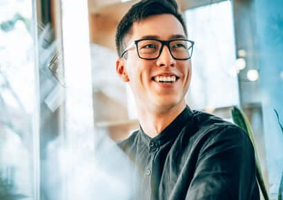Man Working at office