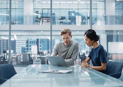 Two Techies are discussing about the automation in the office.