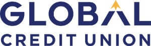 Logo with blue colour letters