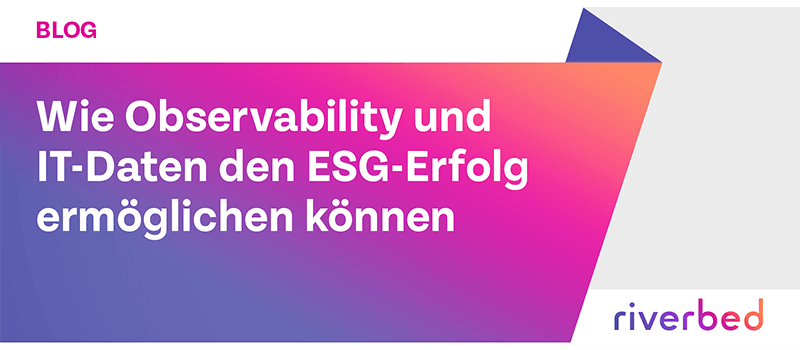 Wie Observability und IT-Daten den ESG-Erfolg ermöglichen können