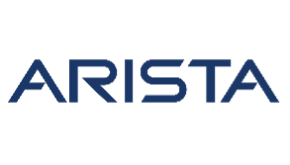 arista logo represented with dark blue letters
