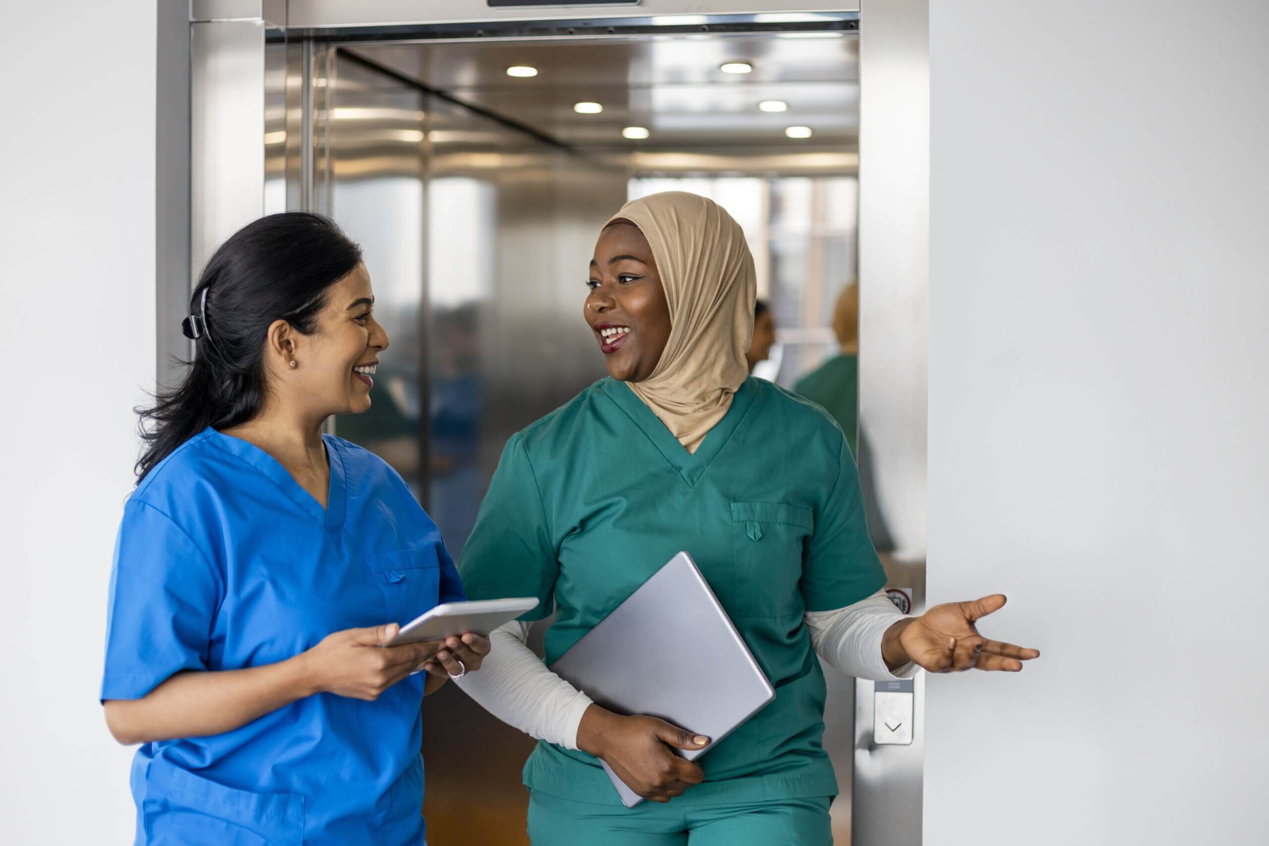 Ladies working in health sector