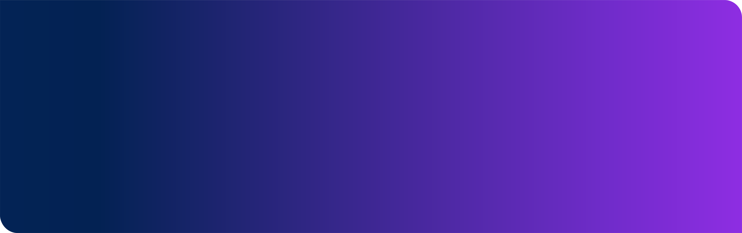 Gradient Dark blue to violet purple