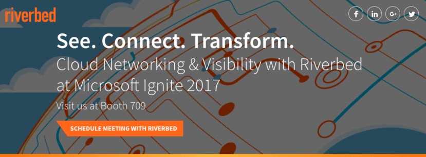 Riverbed at Microsoift Ignite 2017