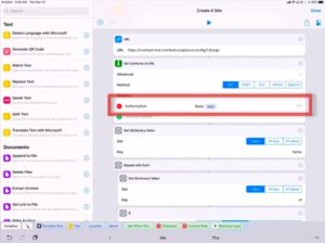 Add authentication into the call