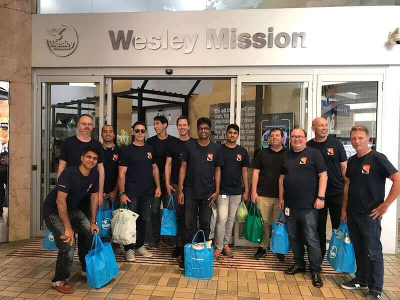 Riverbed Sydney volunteer at Wesley Mission