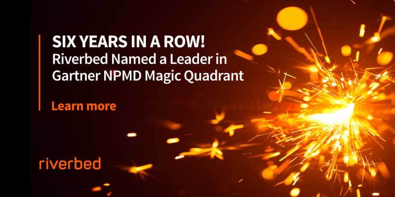 Riverbed is a 6x Consecutive Leader in the Gartner NPMD Magic Quadrant