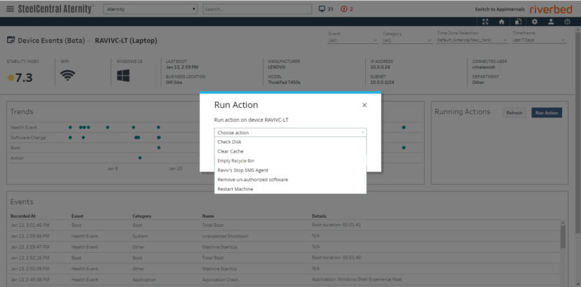 automated remediation, service desk, help desk, trouble ticket, MTTR, end user services