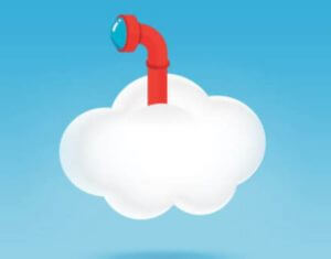 Cloud with periscope