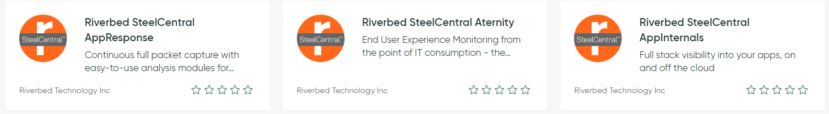 Riverbed Apps in the ServiceNow Store