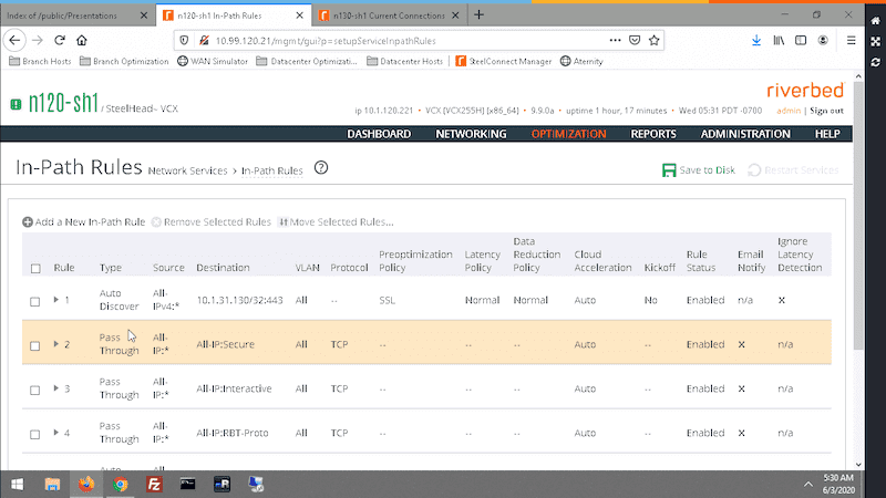 In-Path Rule for SSL